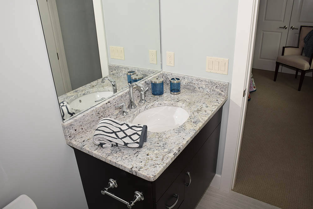 granite bathroom vanity countertops
