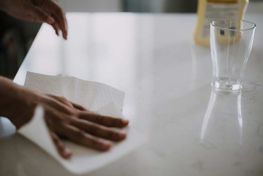 Can my damaged countertops be repaired?