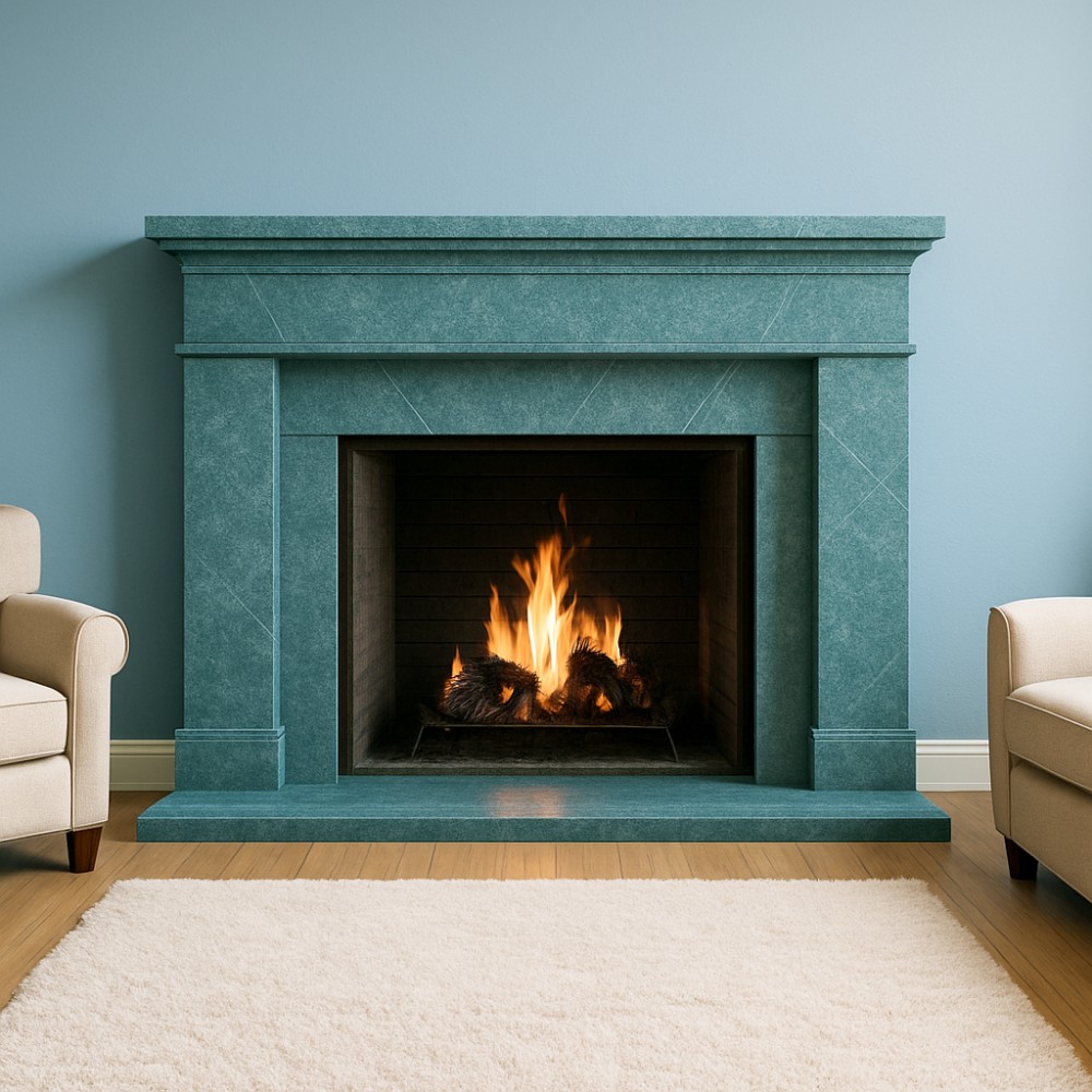 You’ll never regret a blue fireplace – here’s why