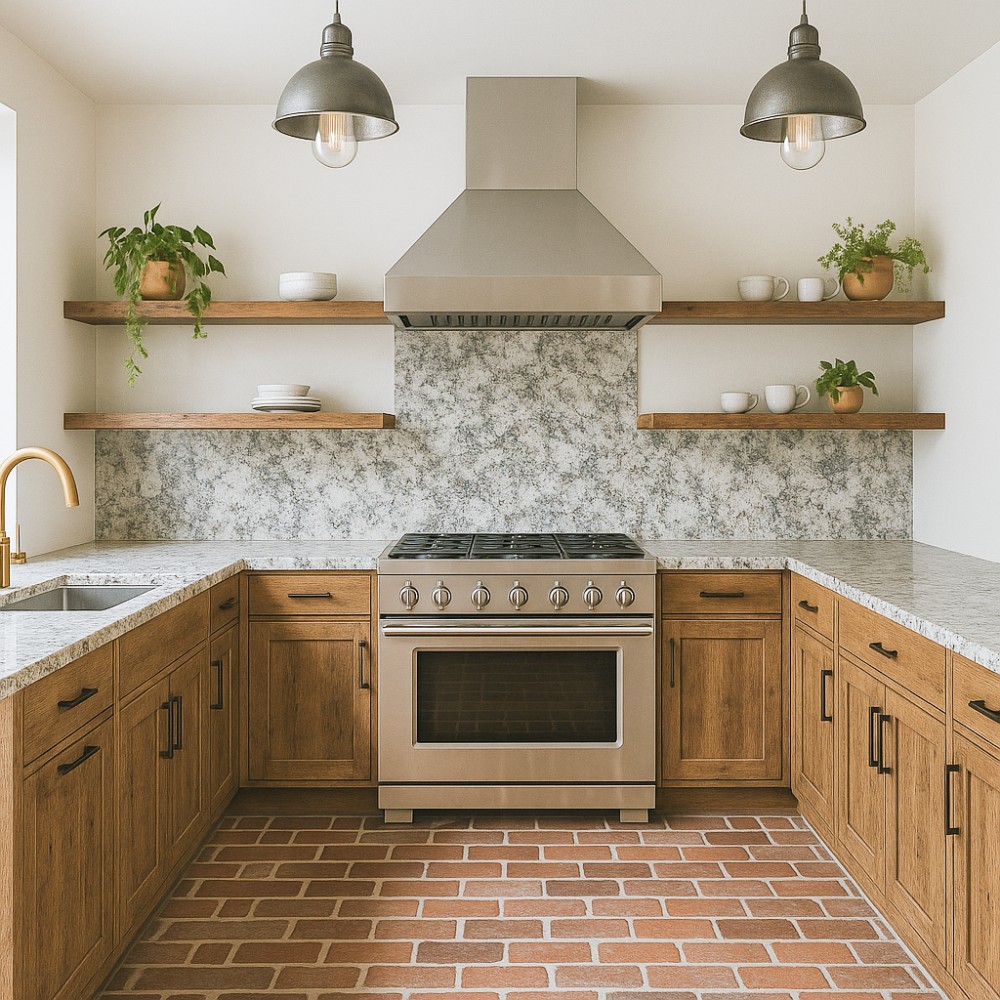 Gray + backsplash = perfection